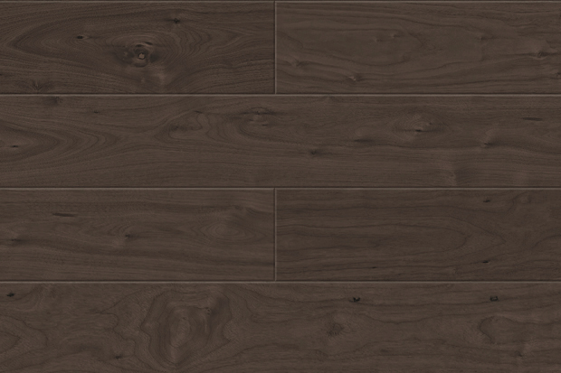 WQ518 无醛新三层实木地板 深黑胡桃色 大板
